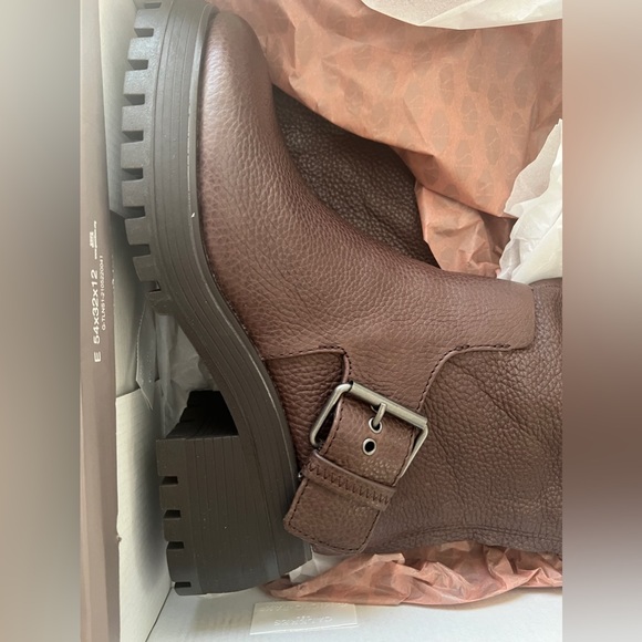 Franco Sarto Julie lug sole brown boot BNWT size 8 - Picture 3 of 4